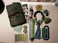 Cuaderno mini verde