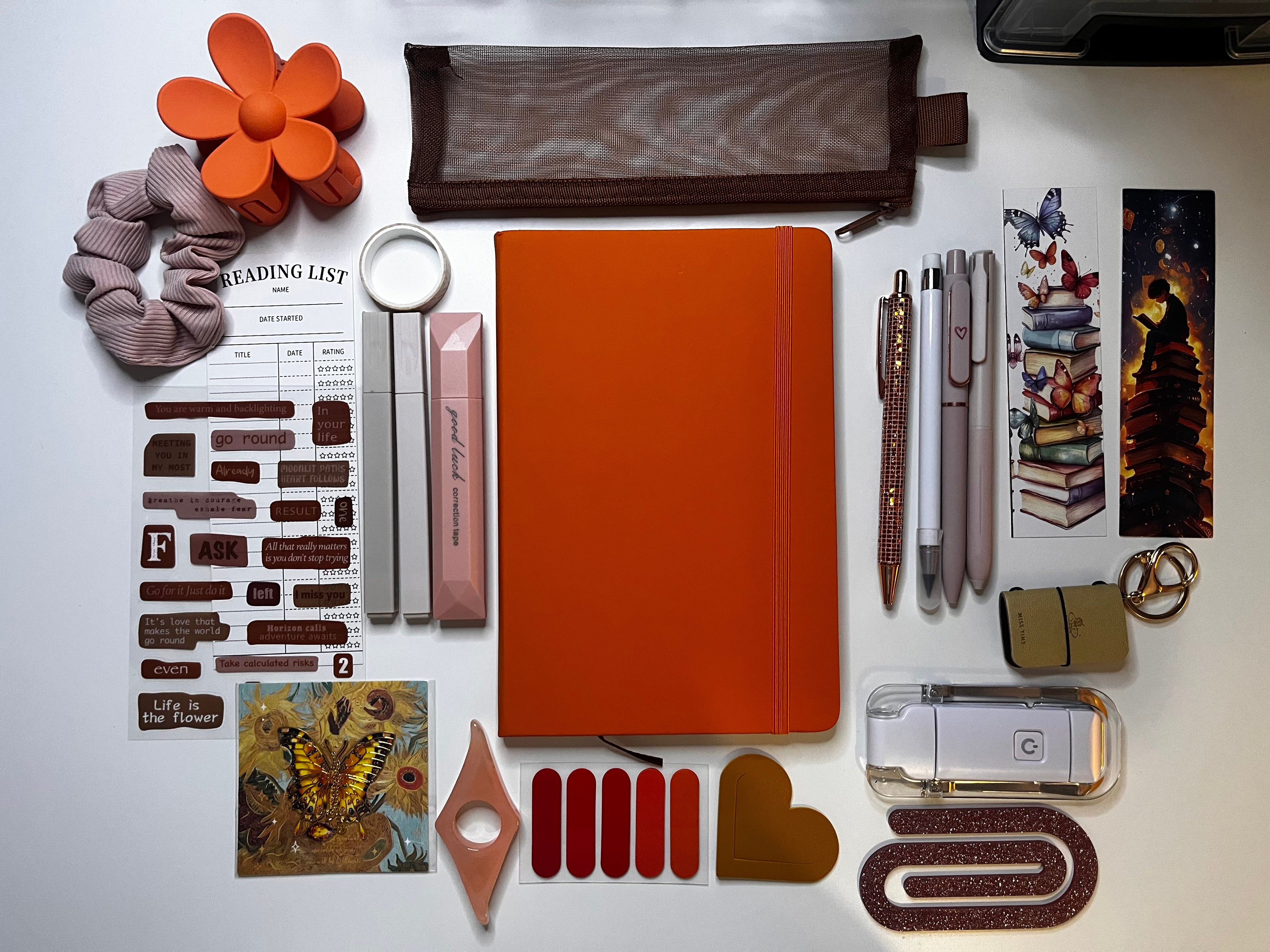 Cuaderno naranja