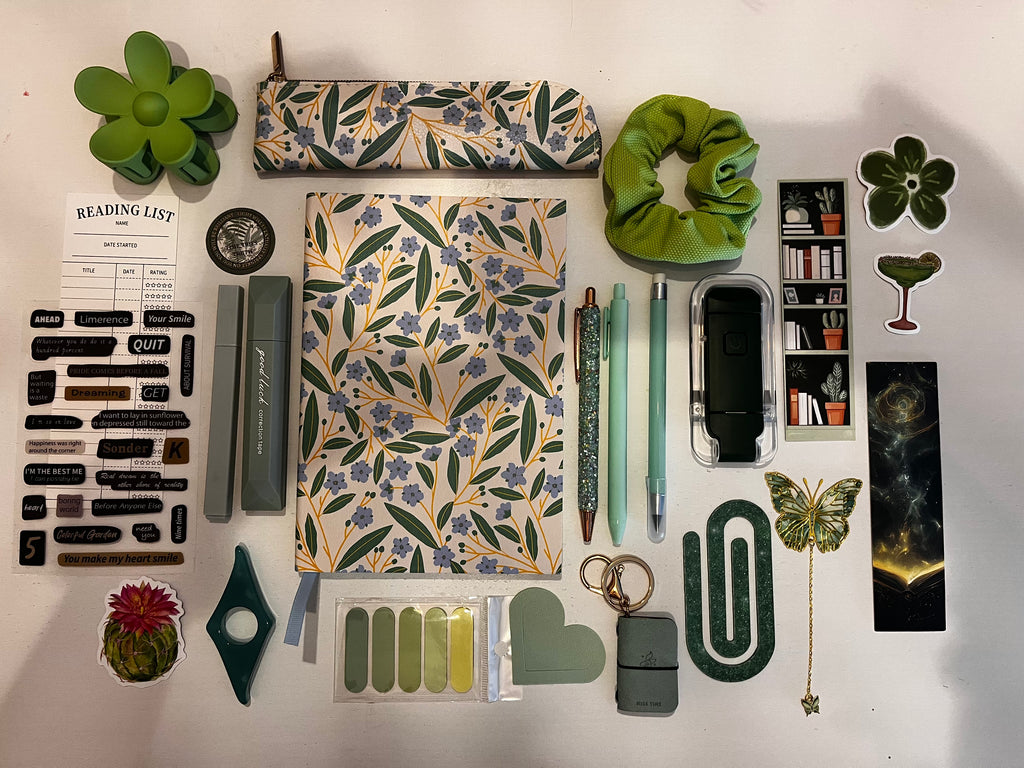 Conjunto cuaderno Verano Verde