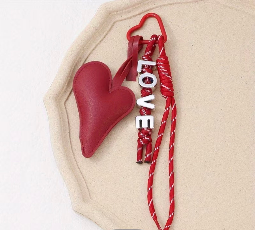 Llavero Corazón Love Rojo