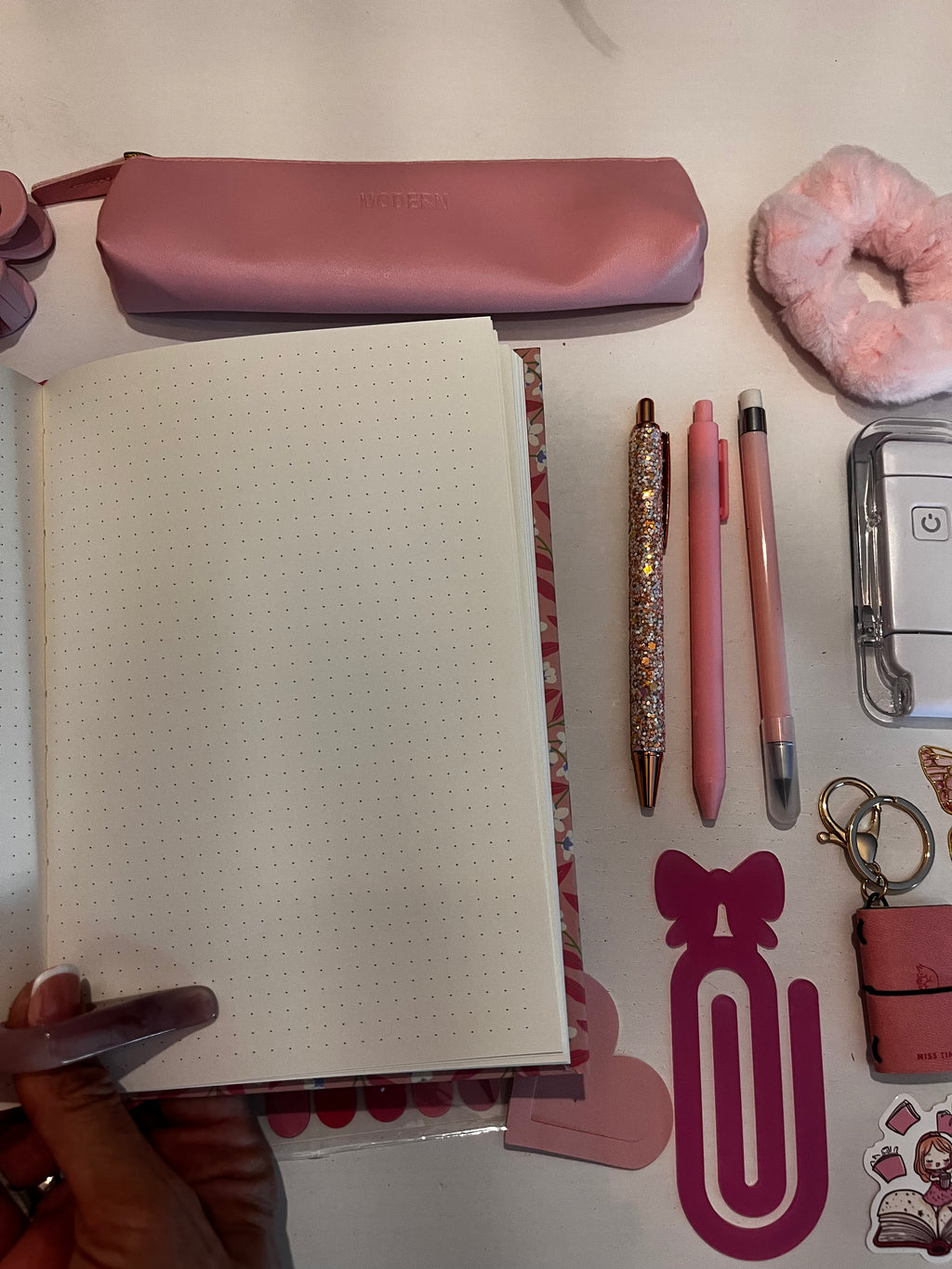 Conjunto cuaderno Verano Rosa
