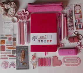 Conjunto Cuaderno Rosa